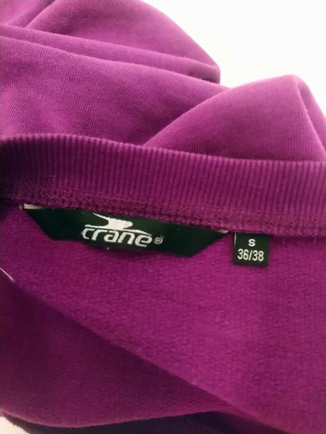 Fialová mikina s klokaním vreckom, crane, s, s