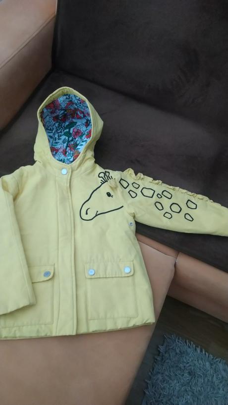 Dievčenská bunda žirafa, next,110