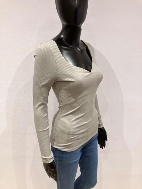 Dámske rebrované tričko (xs), h&m,xs