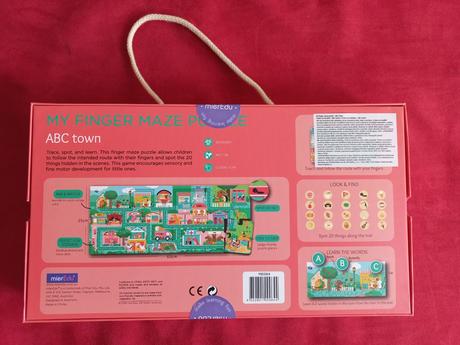 Mieredu puzzle prstom po bludisku - mesto / zoo,