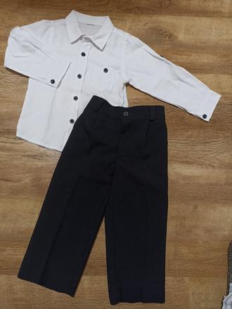 Sviatočný komplet nohavice a košeľa v.98, 98