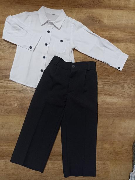 Sviatočný komplet nohavice a košeľa v.98, 98