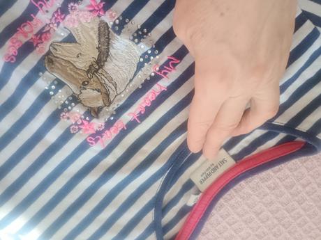 Šaty námornícke znackove s koníkom 116-122, 116