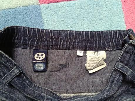 Sukňa riflova, c&a,140