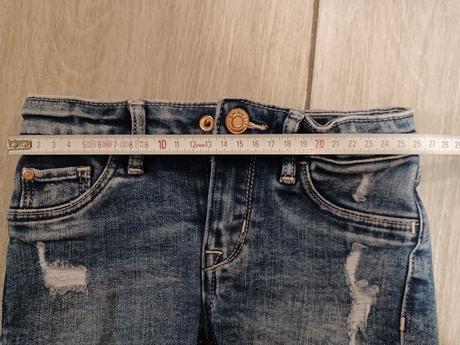 Riflové šortky, denim,104