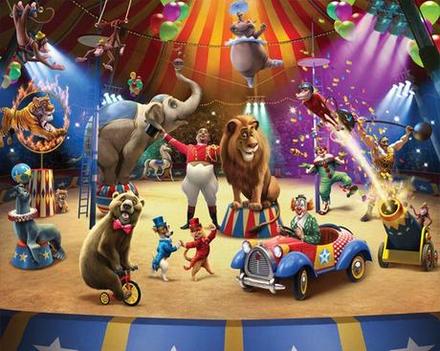 Tapeta 3d walltastic cirkus, 