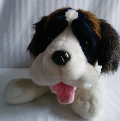 Plyšový pes bernardin, 67 cm,