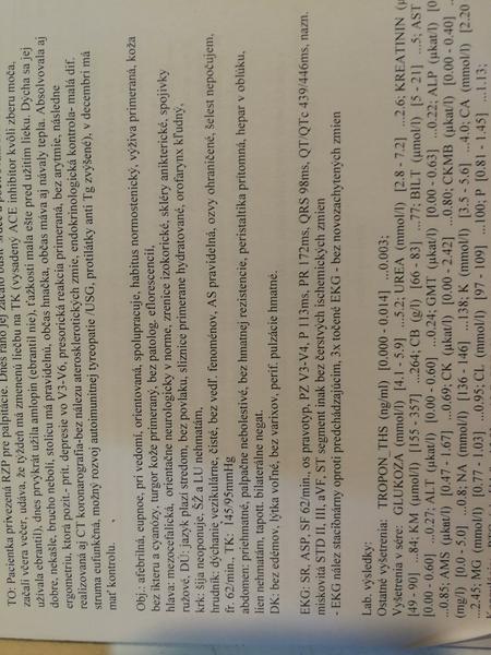 Sú moje výsledky z EKG v poriadku?