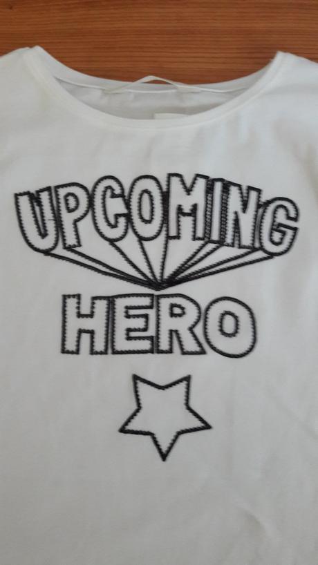 Tričko s flitrovým nápisom (veľkosť 122/128), h&m,122 / 128