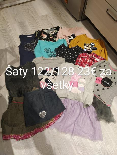 Šaty 122/128, 122