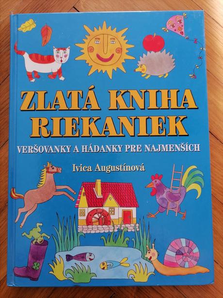 Zlatá kniha riekaniek-1x prečítaná-top stav,
