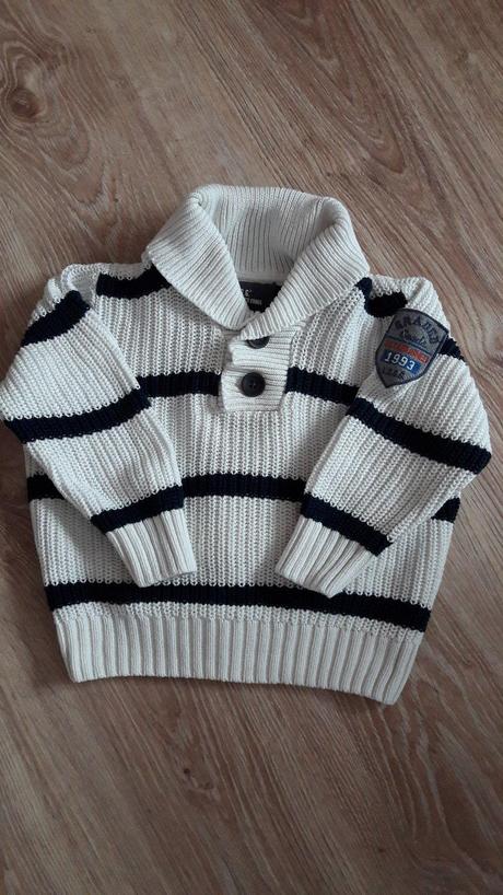 Pruhovany svetrik, h&m,86