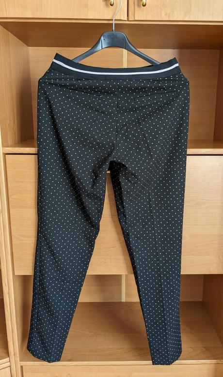 Bodkované elegantné nohavice, sinsay,s