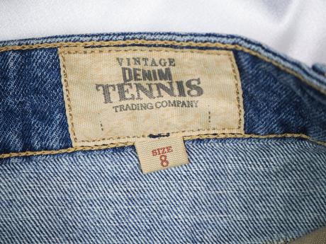 Kvalitná riflová sukňa vintage denim tennis, 36