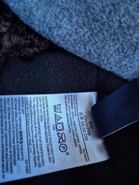 Čiapka ušianka flis mikroplyš gap, gap,110 - 140