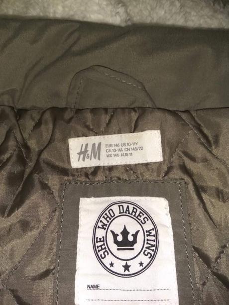 Dievčenská vetrovka, h&m,146