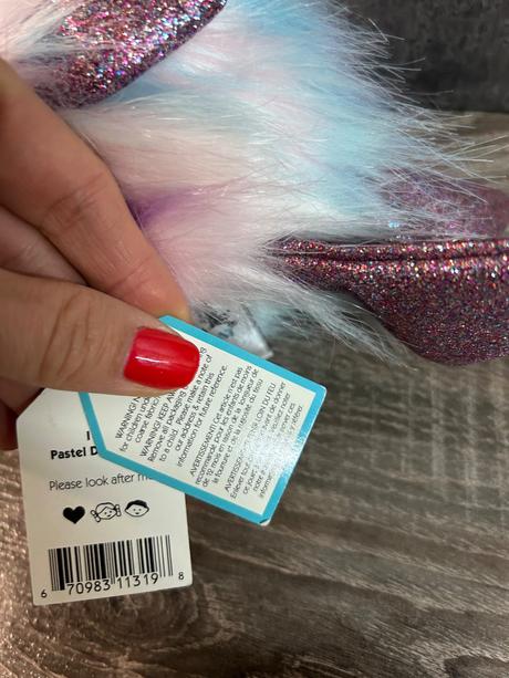 Jellycat disco rybka pastel ružova,