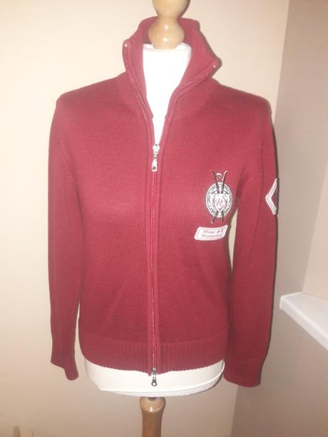 Dámsky svetrík na zips, l