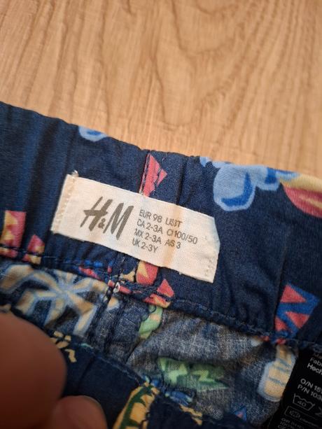 Šortky, h&m,98