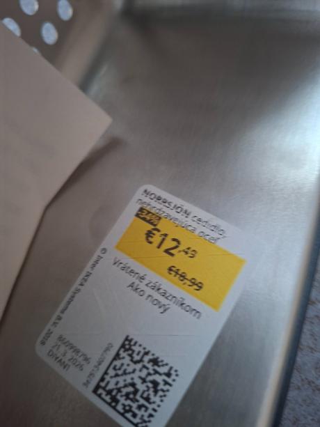 Cedidlo do drezu norrsjon ikea nerez, 
