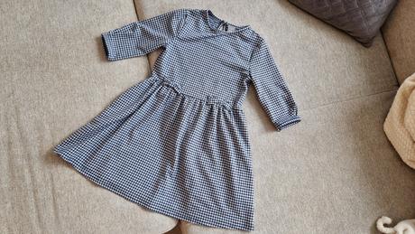 Kárované šaty 116/122, pepco,122