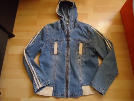  pekná riflová bunda zn. fortunate, l