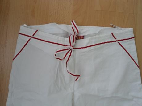 Biele 3/4 nohavice, xs