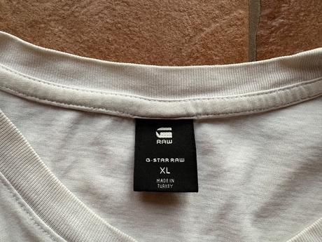 Biele tricko g star raw, g-star raw,l