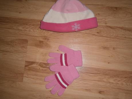 Set ciapka, salik, rukavice 122-140, next,122