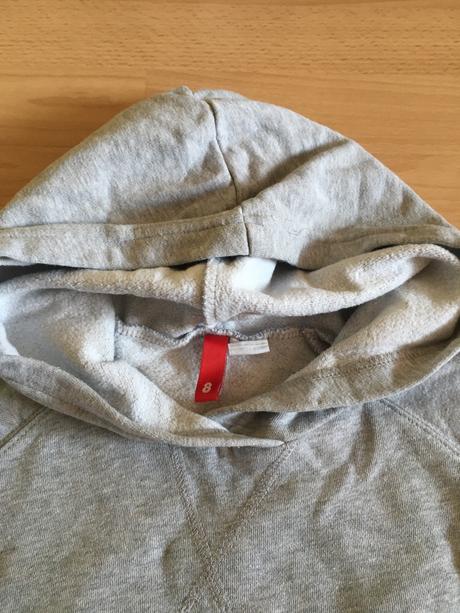 Sivá bunda teplaková, h&m,152