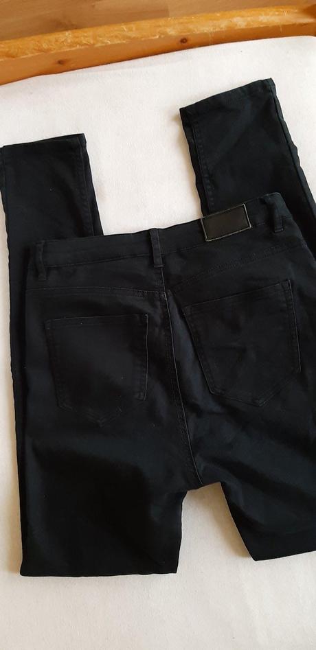 Čierne elastické rifle h&m, h&m,36