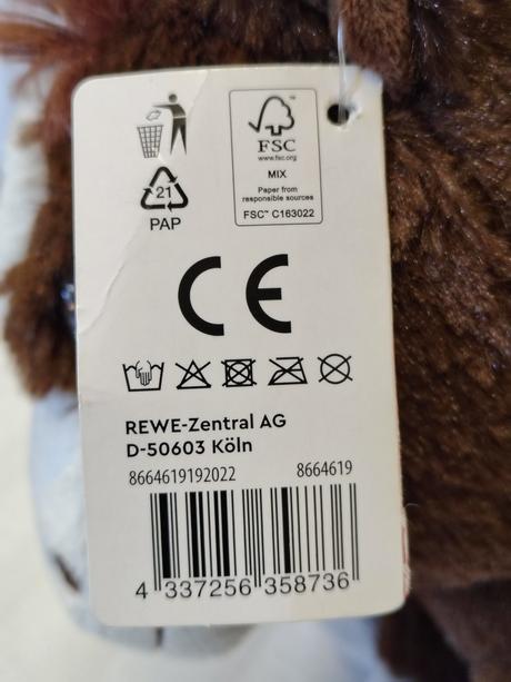 Zberateľský plyšový koník rewe nemecko, 25 cm,