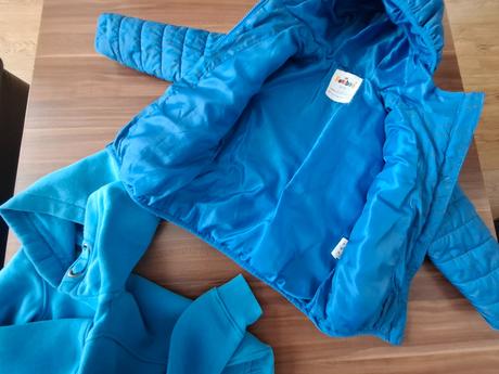 Prechodná bunda + mikina, 92