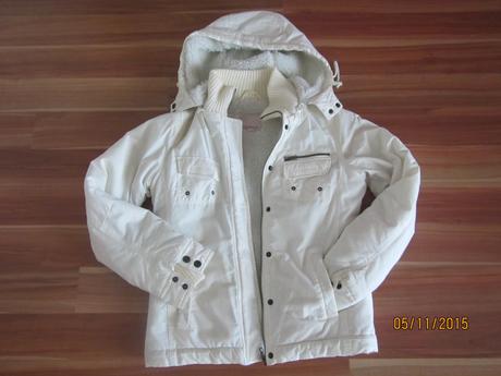 Tepla bundicka s kozusinkou vo vnutri, fishbone,xs