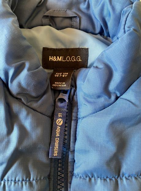 Prešívaná zateplená vesta h&m v. 128, h&m,128