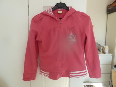 Ružová dievčenská mikina, 128