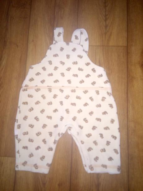 Teplejšie nohavice na trakys mackom 62 nenosené, 62