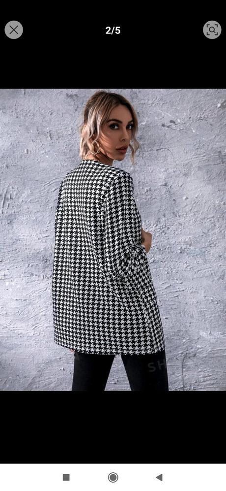 Pepitové sako38, 38