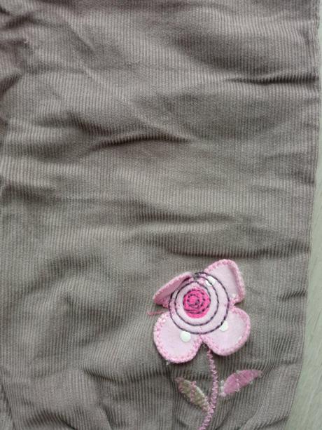 Sivé podšité menčestrové nohavice s trakmi (86), cherokee,86