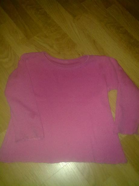 Ružové bavlnené tričko , 98