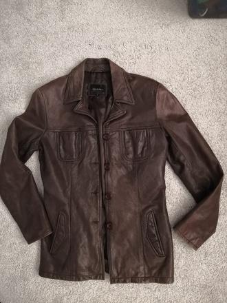 Kožený kabát oakwood, s