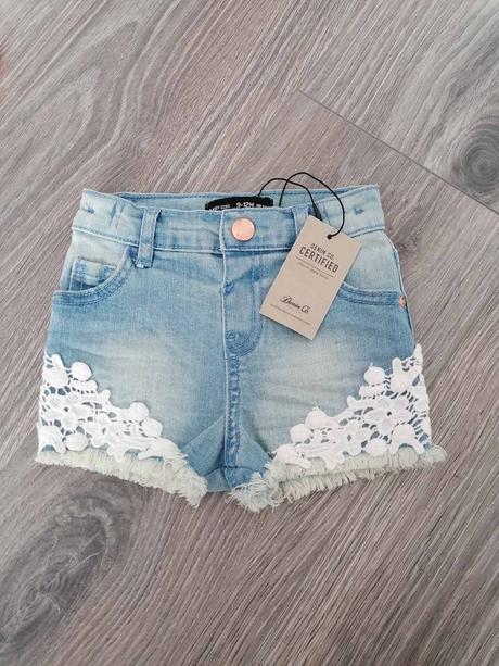 Kraťasy s visačkou, denim co,80