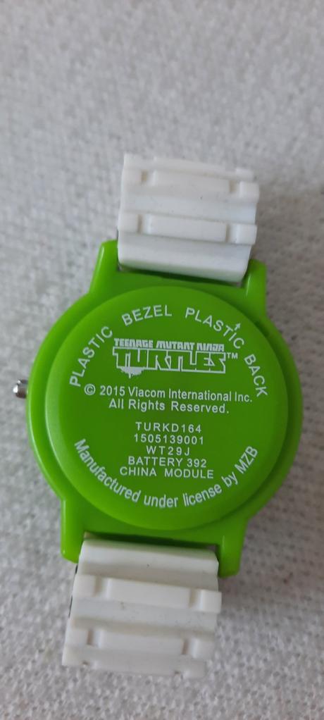 Hodinky detske turtles - obv.13 cm,