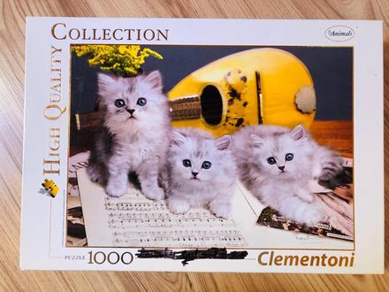 Puzzle 1000 mačky,