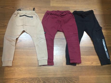 Tepláky 3 ks, 104–116