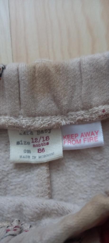 Dievčenské zateplené nohavice, zara,86