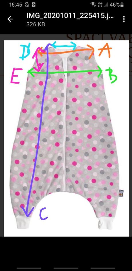 Spaci vak s nozickami, 