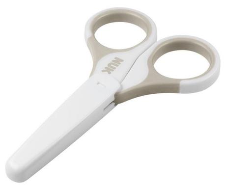 Nuk zdravotné nožnice s krytom šede,