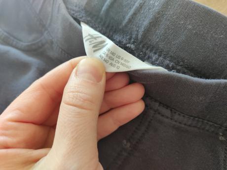 2x zateplené legínky, h&m,134