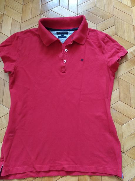 Červené tričko., tommy hilfiger,s